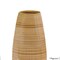 Uniquewise 17" Bamboo Cylinder Flower Vase Modern Decor Piece for Pampas Grass Dried Flowers & Other Fillers Ideal Table and floor Centerpiece or Accent for Fireplace Shelf Mantel or Entryway Console